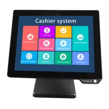 Fold oem POS System Thermal Retail Store Cash Register Keyboard Monitor POS System for Restaurant