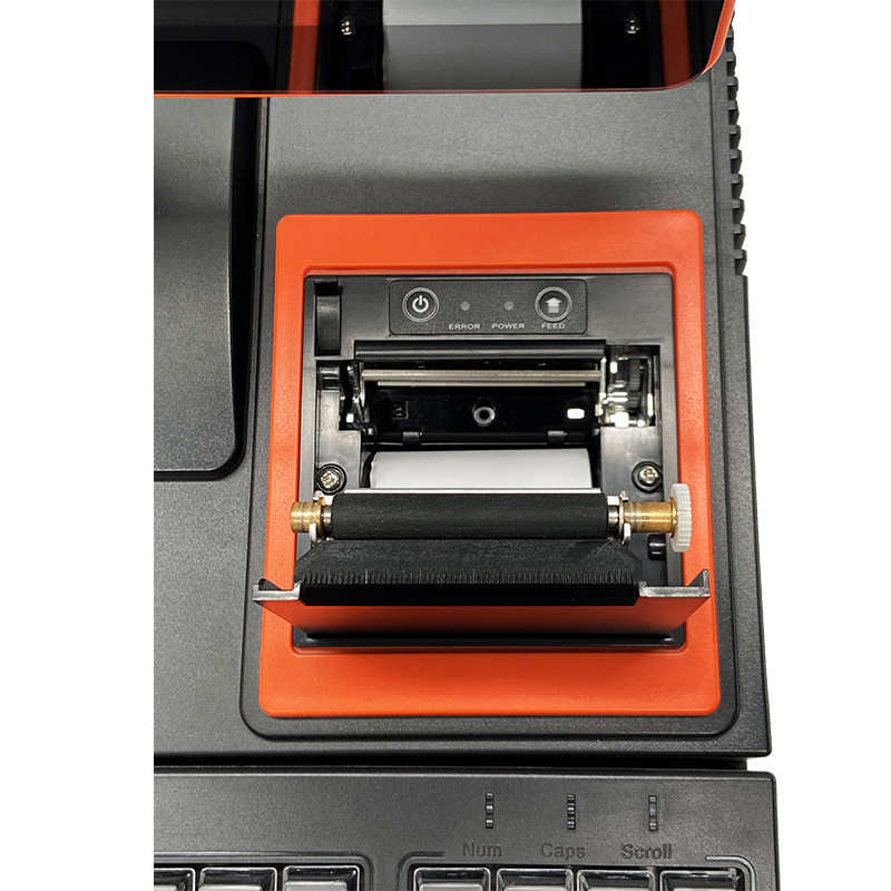 Djs-pos Cash Register Black + Orange With Cash Box CPU J1800