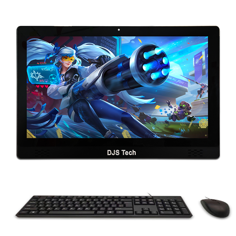 School Computers Touch Display All In One PC 15.6inches Black DDR3 4GB SSD 256GB