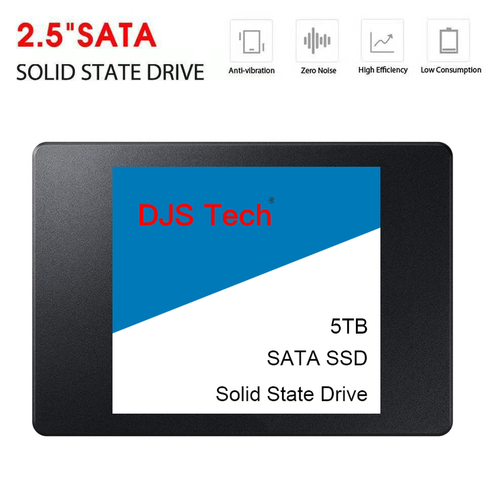 SSD 256GB/512GB/1TB/2TB/4TB/5TB Laptop PC Desktop PC 2.5 inch SATA interface SSD